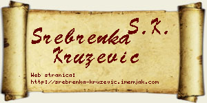Srebrenka Kružević vizit kartica